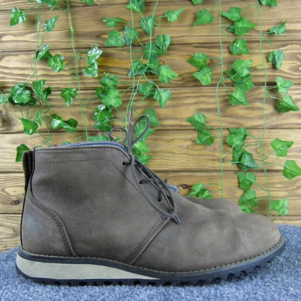 5.11 Mission Ready Men's 7 Brown Leather Chukka Boots Lace-Up Vibram Comfort‎